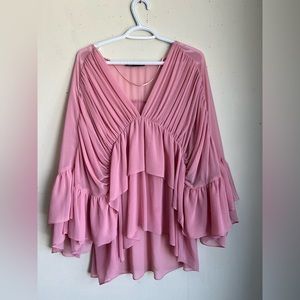 Elegant Pink Women's Top